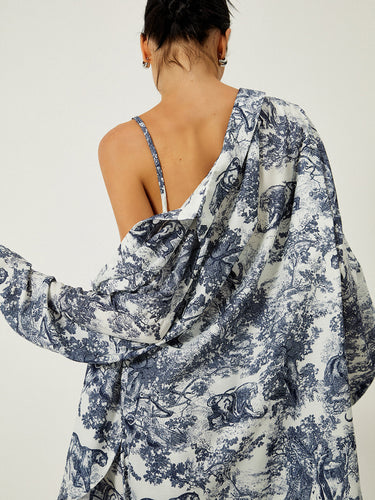 3-Piece Floral Print Shorts Set