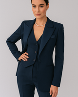 3-Piece Suit Set with Blazer and Vest