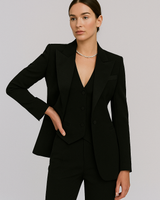 3-Piece Suit Set with Blazer and Vest