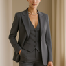 3-Piece Suit Set with Blazer and Vest