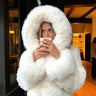 Oversized Hooded Faux Fur Coat for Winter Styling