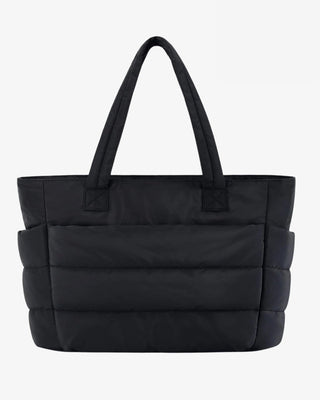 Quilted Tote Bag with Shoulder Straps