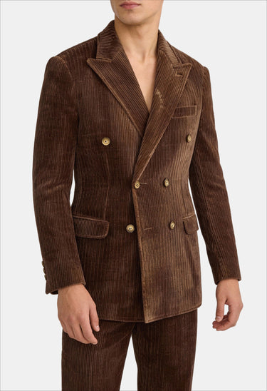 Refined Men’s Double-Breasted Suit