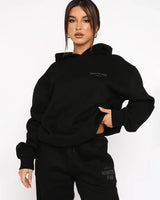 Relaxed Fit Hoodie and Jogger Set for Everyday Wear