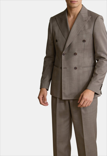 Vintage-Inspired Men’s Double-Breasted Business Suit