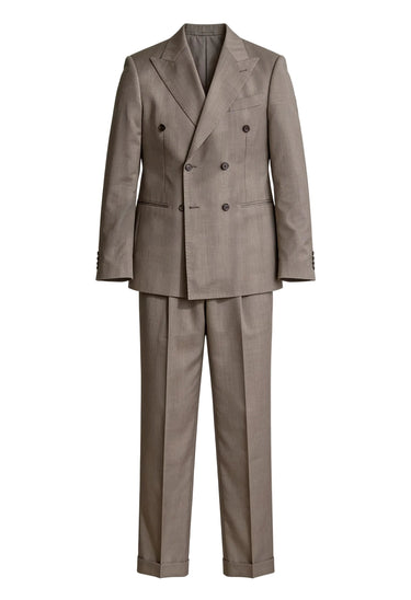 Vintage-Inspired Men’s Double-Breasted Business Suit